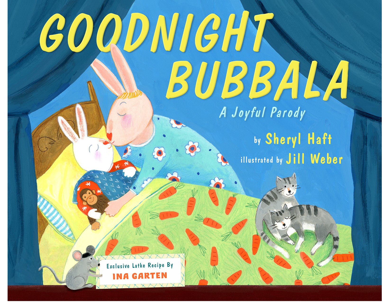 Goodnight Bubbala Gift Set, Book by Sheryl Haft, Plush Book Character Rabbit Doll Toy and Fun Pages (Popular Jewish Bedtime Story with Yiddish Words of Love, Comfort, and Traditions)