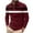 D-699 Burgundy Wine, variant on Burgundy Wine Mens Fish Net Tops Print Blouses for Mens Long Short Sleeve Collared Turtle Neck Casual Summer Fall Shirts 2026 Clothes L