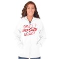 thumbnail image 3 of Arkansas Sassy Cute Local Arkie Girl Womens Plus Size Graphic Zipper Hoodie Brisco Brands 5X, 3 of 5