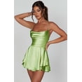 thumbnail image 1 of Vestido corto de verano de color liso, sin espalda, adelgazante, sexy, popular en Europa y América, 1 of 6