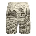 thumbnail image 6 of Naloa Vineyard Landscape Men's Beach Shorts, Surfing shorts, Swim trunks, Quick Dry Swim Trunks for Surfing Beach Fun - Large, 6 of 9