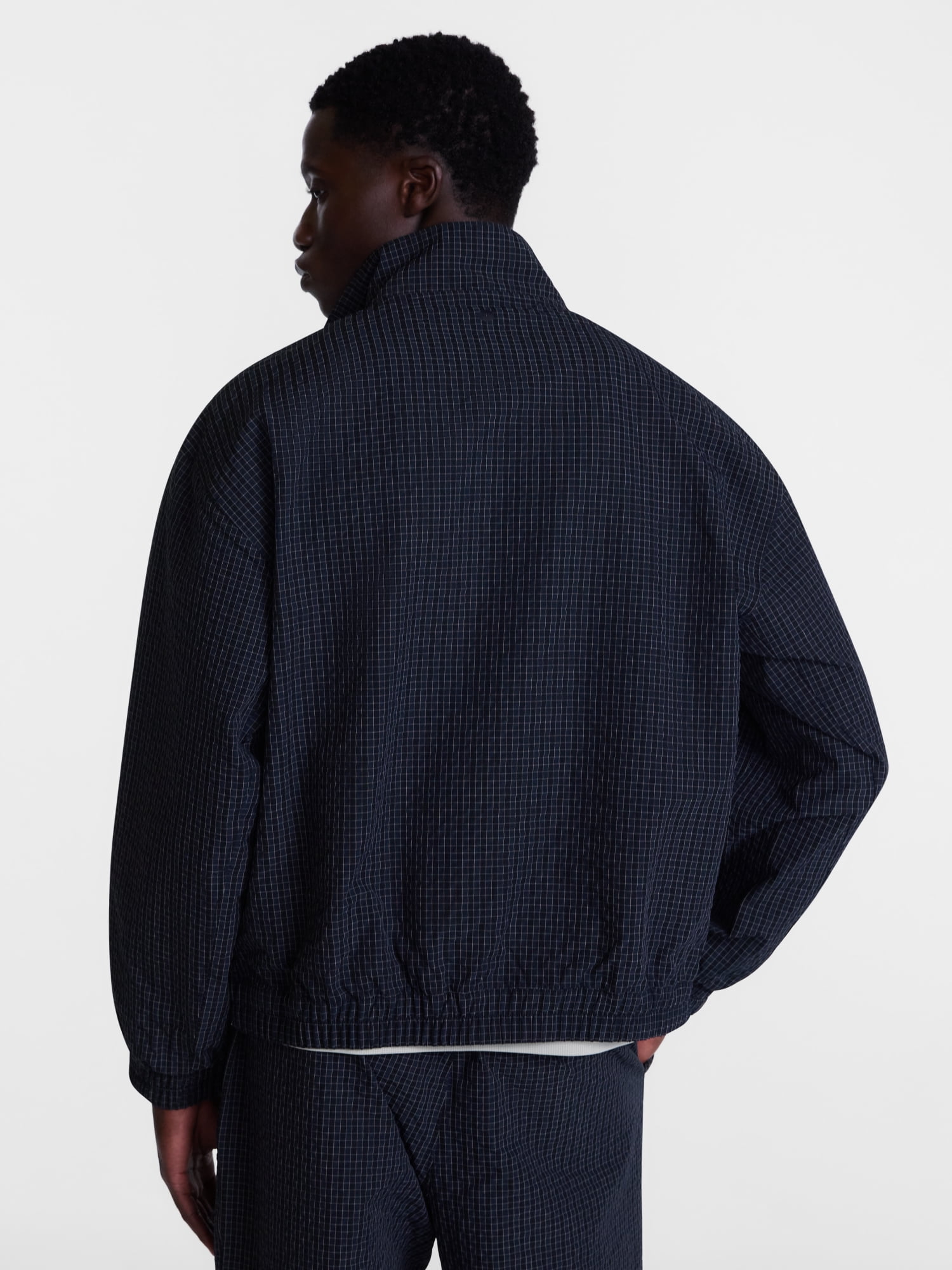 Avia Men's Relaxed Fit Tech Seersucker Track Jacket, Sizes XS-3XL