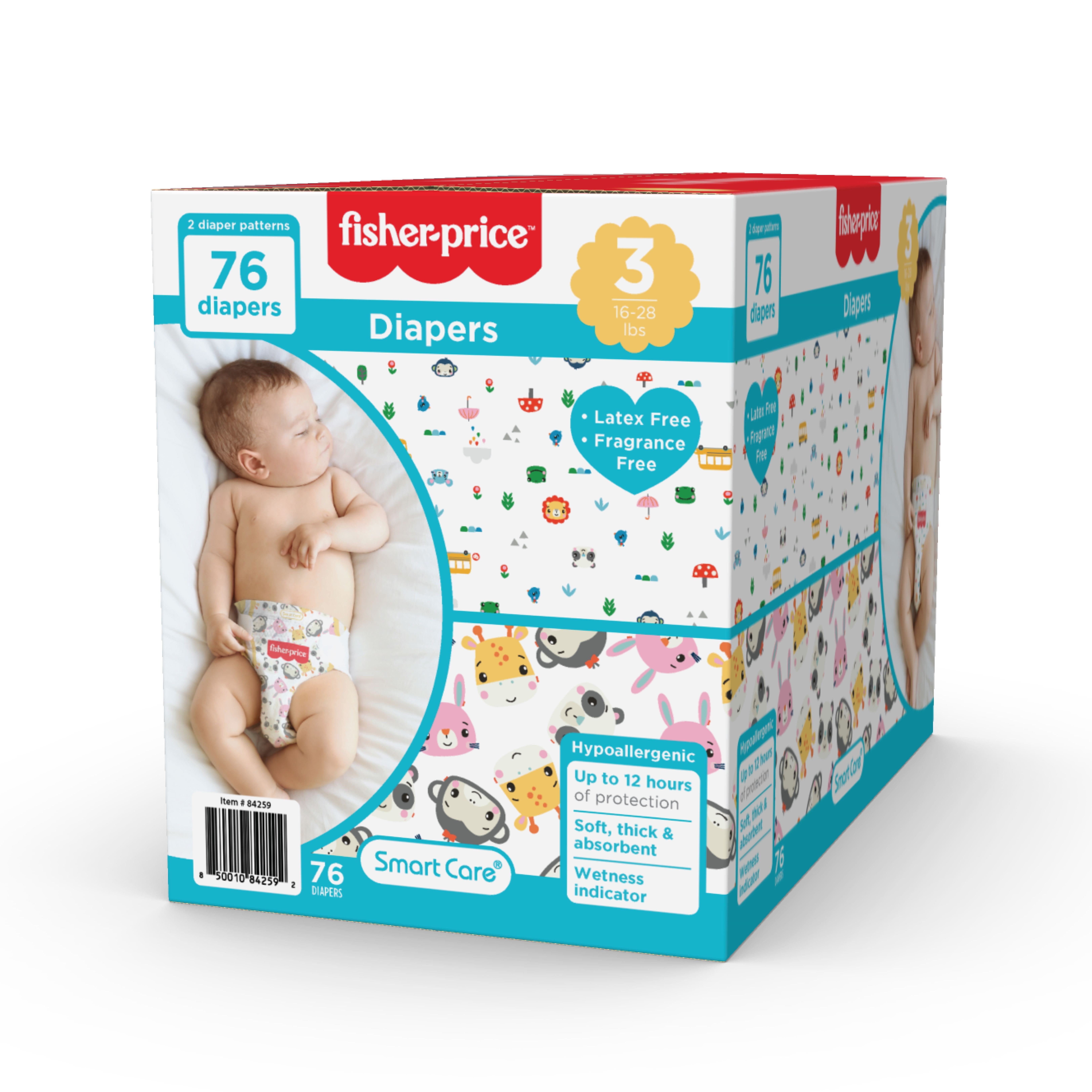 Fisher-Price Size 3 Diapers 76 ct - 3
