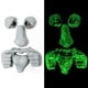 thumbnail image 3 of Decor Funny Garden Decor Tree Hugger Art Glow In The Dark Para Pascua Accesorios Creativos Al Aire Libre Scienceny HA039798-01, 3 of 6