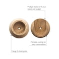 thumbnail image 3 of Design House 206151 Wood Closet Pole Socket 1-3/8", 5-Pack, Natural Wood, 3 of 7