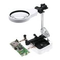 thumbnail image 2 of LED Light Helping Hands Magnifier Soldering Station 3.5X 5.25X Lighted Stand, 2 of 4