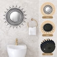 thumbnail image 4 of 9.84inch Decorative Hanging Wall Small Vintage Frame Mirror Easy Mounting Great for Bathroom Home Decor, 4 of 7