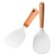 thumbnail image 2 of 2pcs Silicone Rice Scooper with Wooden Handle Kitchen Accessory Rice Spatula, 2 of 5