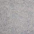thumbnail image 3 of DecMode Living room Rectangle Geometric Modern Area Rug, Blue, 5' x 8', 1 - Piece, 3 of 7