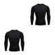 thumbnail image 1 of Sonducket Ropa interior térmica para hombre, medias elásticas, camisetas cálidas para correr en invierno, ropa deportiva de compresión, Negro, XL 2Conjunto, 1 of 6