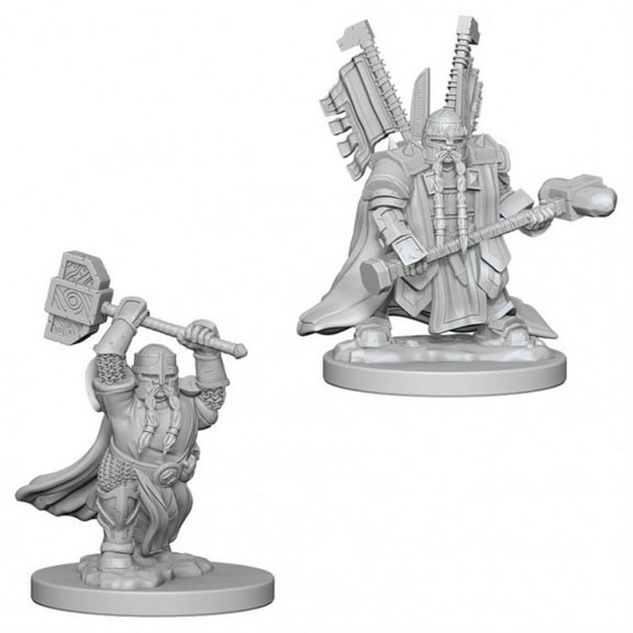Wizkids WZK72630 Dungeons & Dragons Nolzurs Marvelous Miniaturess of Dwarf Male Paladin W4