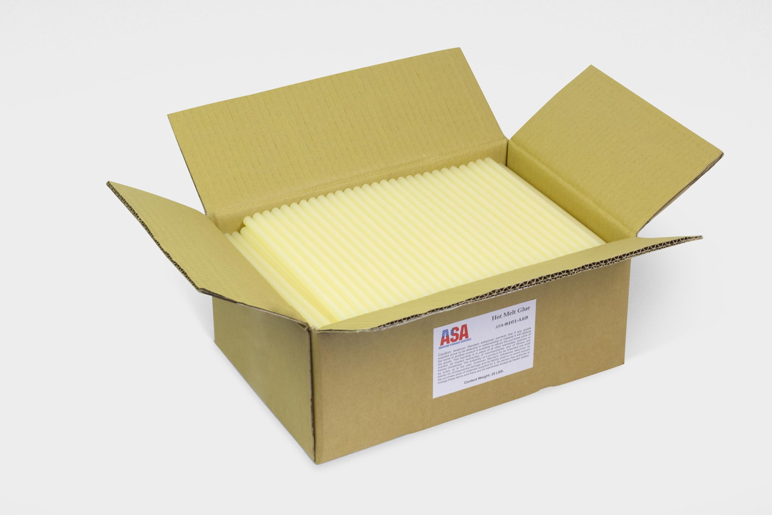 ASA Hot Glue Sticks 1/2" x 10" High-Strength Hot Gun Sticks Adhesive for Corrugated Materials Pack of 472