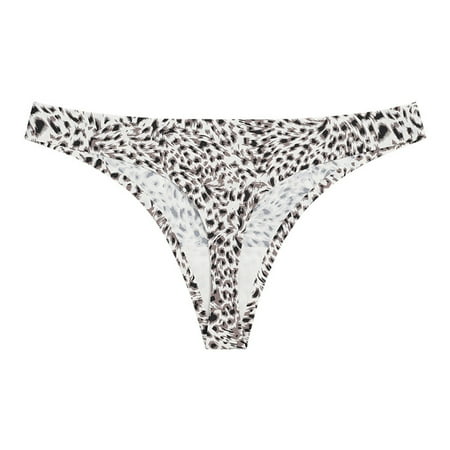 

Panties For Women Foreign Trade Leopard Print Traceless Thong Women S Low Waist Breathable Sports Fitness Underwear Female Speed Dry Can Be Cut At Will