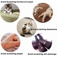 thumbnail image 3 of Tapones de uñas para gatos YMCCOOL negros, 100 unidades con adhesivos y aplicadores, 3 of 5