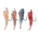 thumbnail image 2 of 4 Uds. De Señuelos Blandos Para Pesca, Señuelos Fluorescentes Para Pesca De Agua Salada, Señuelos De Calamar, 2 of 9