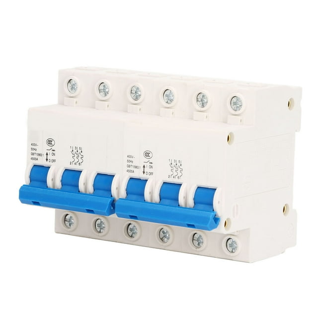 Disyuntor de Potencia Dual ANGGREK Manual de PVC AC400V Para Panel solar
