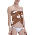 thumbnail image 4 of Disketp Sloths Need More Coffee Women Swimsuit Cover Up Short Chiffon Summer Beach Sarong Bikini Wrap Skirt Bathing Suit, 4 of 7