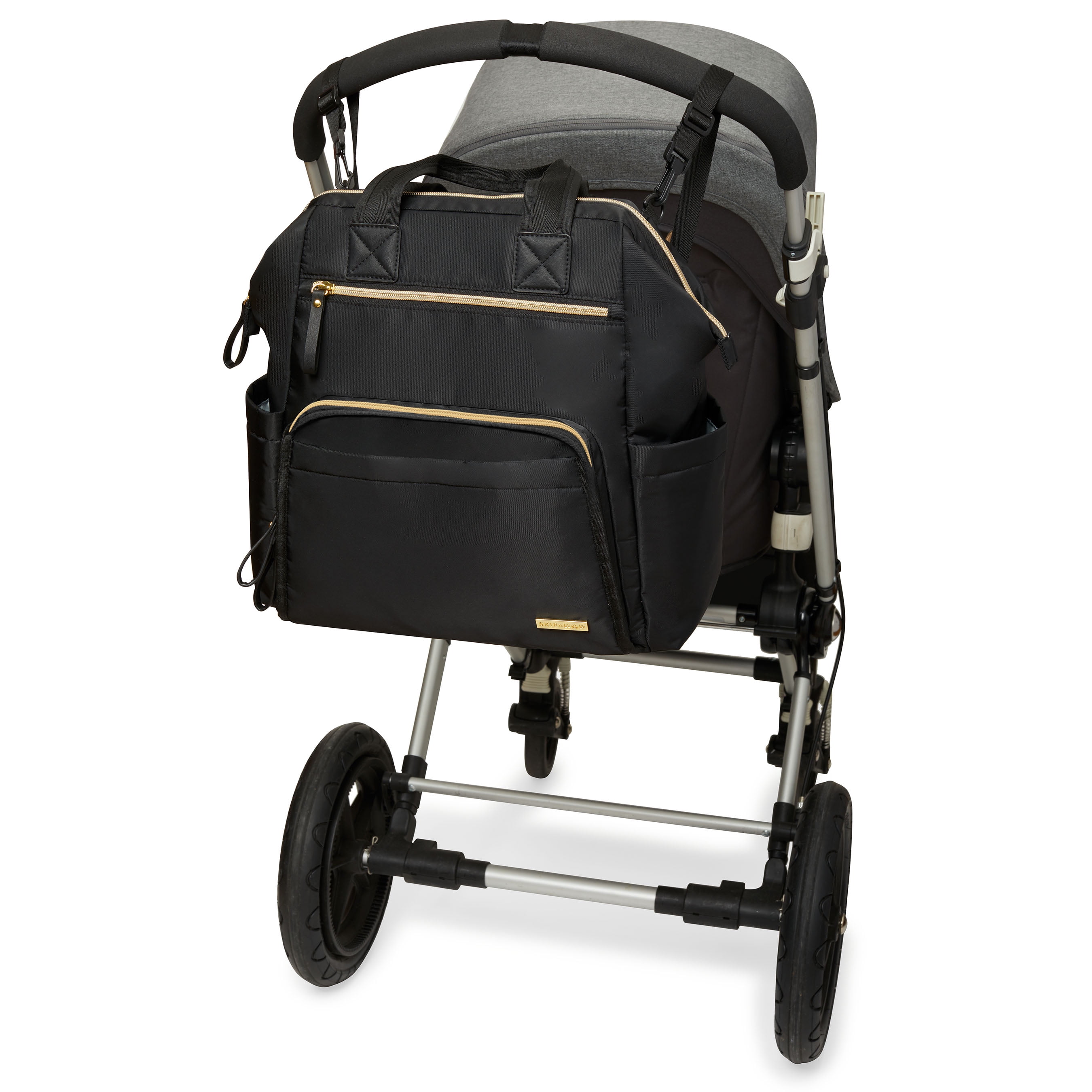 Mainframe Wide Open Backpack Diaper Bag - Black