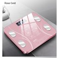 thumbnail image 2 of Báscula de grasa corporal inteligente para el hogar, báscula de baño digital inteligente, analizador de composición corporal, aplicación inteligente púrpura, negro, rosa Adepaton LL-0070-2, 2 of 5