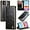 Brown, variant on Leather Case for iPhone 11 Card Slot Folio Flip Wallet Case for iPhone 11 Premium PU Magnetic Kickstand Cover Soft TPU Inner Case Black