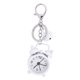 thumbnail image 1 of 1 PC Mini reloj llavero despertador llavero creativo llavero bolsa colgante regalo llavero para estudiantes blanco, 1 of 5