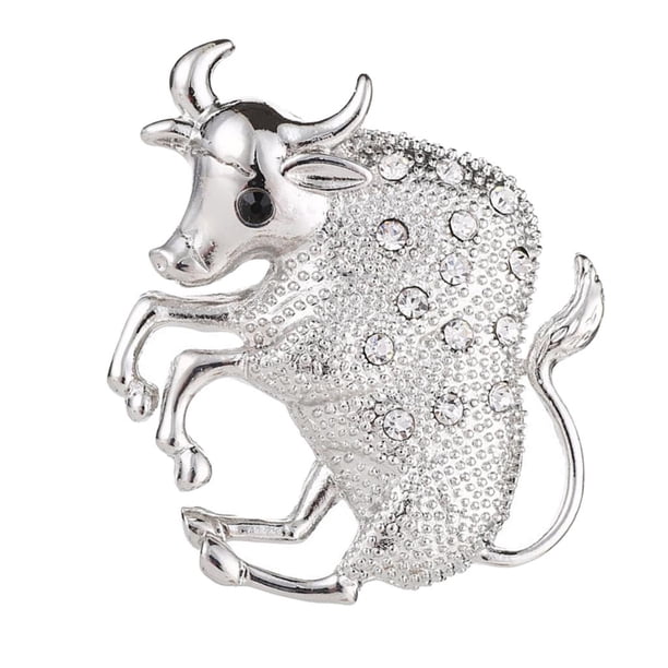 Moda Animal Broche Pasadores Rhines Pin Mujeres Accesorios de joyería Hugo Mujeres broche de plata