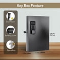 thumbnail image 2 of Caja de seguridad con llave, soporte de pared, 32 llaves, apertura OTP inteligente, 2 of 6