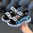 thumbnail image 2 of Karoyedx Toddler Sandal Kids Boys Summer Sports Sandals Hiking Beach Outdoor Open toe Sports Sandals for Kids Green Size,8, 2 of 7
