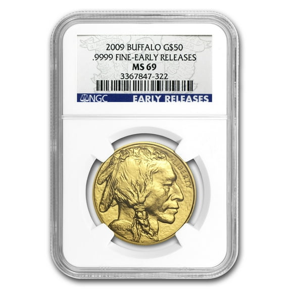 2009 1 oz Gold Buffalo MS-69 NGC (Early Releases)