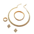 thumbnail image 2 of Pendientes de diamantes de imitación para mujer, collar de gota de agua, conjunto de pendientes, accesorios Wmkox8yi  sjalhkljlk4862, 2 of 6