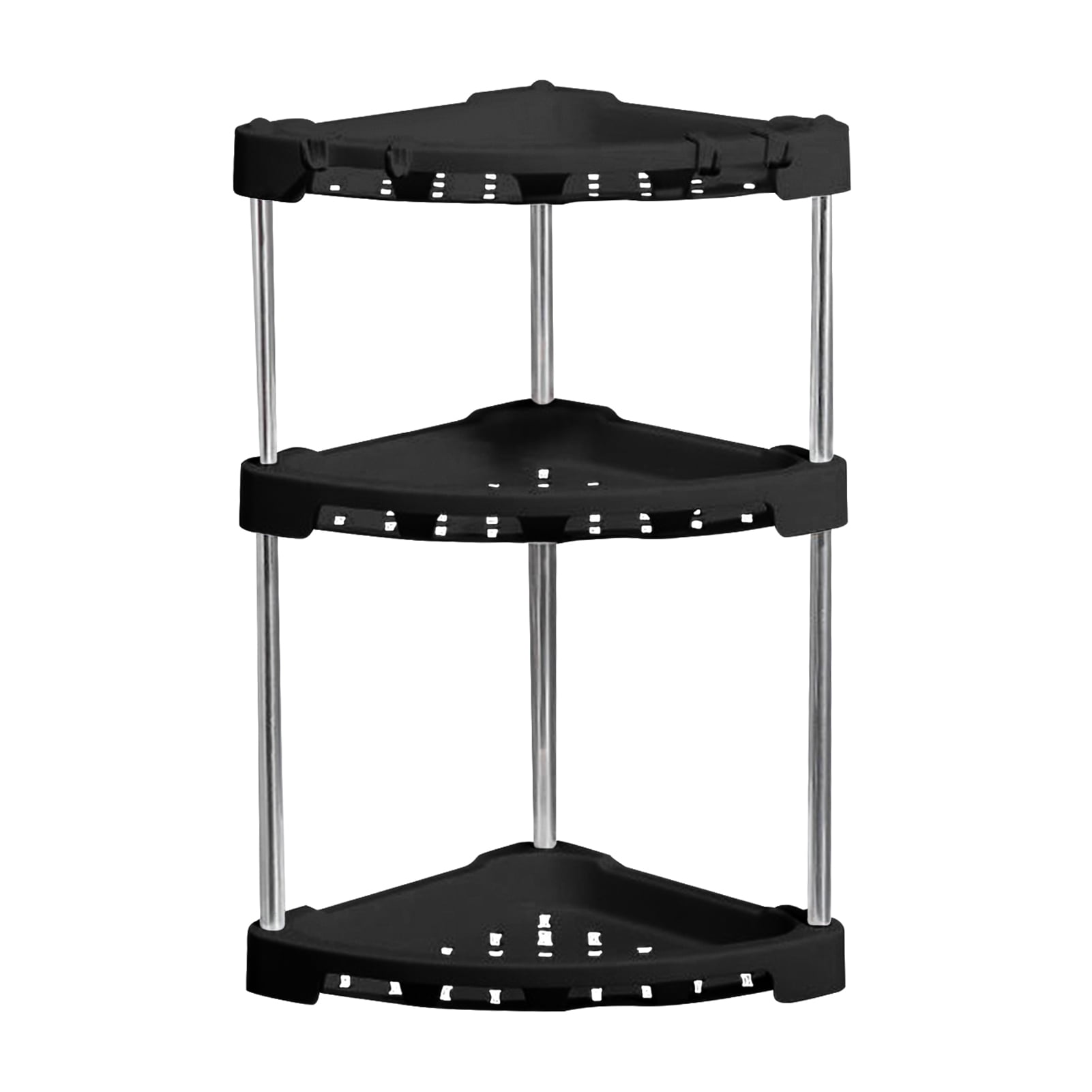 Jadeshay 3Tier Kitchen Corner Organizer Shelf, Countertop Storage Rack, Desktop Makeup