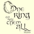 thumbnail image 2 of Mens The Lord of the Rings One Ring Rule Them All T Shirt, 2 of 5