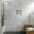 thumbnail image 4 of Palisade 17.5 in. x 15.5 in. Vinyl Waterproof Shower Niche Insert in Iced Pewter/Urban Fjord, 4 of 7