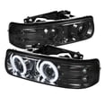 thumbnail image 1 of For 00-06 Chevy Suburban Sonar CCFL Halo Projector Headlights (Smoke) YD-PRO-CS99-CCFL-SM, 1 of 1