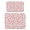 White-174, variant on Peach Dish Drying Mat, Juicy Pink Tropical Fruit Pattern Cute Kawaii Absorbent Kitchen Mat