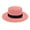 Pink, variant on Summer Cap Womens Sun Hats Square Buckle Dome Panama Lafite Flat Top Travel Sunshade Beach Big Brim Hat Mens Sun Hat