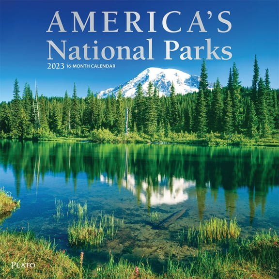 America's National Parks FOIL 2023 Wall Calendar 12x12 by Browntrout