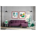 thumbnail image 1 of Sala Modular Reversible De Velvet Morado Modelo Sergey, 1 of 11