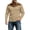 Khaki, variant on SEROYE Mens Sweatshirts 1/4 Zip Stand Collar Solid Patchowork Long Sleeve Fall Winter Casual Athletic Pullover Top (XL, Black)