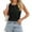 Black, variant on Njoeus Women's Casual Crewneck Tank Tops Slim Summer Sleeveless Camisoles Cute Basic Tee Shirts Solid Color