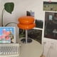 thumbnail image 4 of Lámpara de mesa de tarta de huevo para niñas, luz suave de bajo consumo, linda lámpara de mesa de vidrio, lámpara de escritorio USB para dormitorio, interruptor de botón USB, naranja, 4 of 10