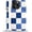 White and blue grid, variant on Compatible with iPhone 12 Pro Case, Zebras are So Cool 12 Pro 2 in 1 Silicone Mixed Hard Pc Case, Durable Shock-Proof Protection Pattern Design