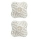 thumbnail image 2 of Bewildely 2 piezas de la cubierta del colector de pelo de la ducha del dormitorio filtro del fregadero de la cocina tapón de la bañera colador de drenaje Suministros de limpieza para el hogar Blanco Bewildely HA063751-02B, 2 of 6