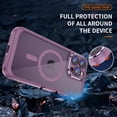 thumbnail image 4 of TECH CIRCLE Bumper Case for iPhone 15 Pro (6.1") 2023 - Scratch Resistant Shockproof Rugged Cover Shell [Compatible with MagSafe] Durable Sturdy Protective Basic Phone Case, Lavender, 4 of 8