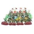thumbnail image 1 of TISHITA Military Model 2" Figures Soldier Set & 4 Flags For Kids Gift Green, 1 of 8