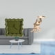 thumbnail image 2 of Reloj de pared cuadrado, escultura, adorno para baño, , cocina, estudio, sala de estar, estantería, porche, decoración, regalos, bandeja, 2 of 8