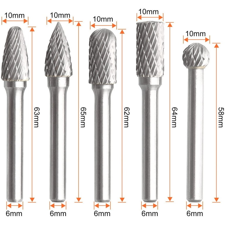 Carbide rotary sale burr set