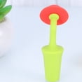 thumbnail image 2 of 4 tapones de silicona para botellas de vino con forma de rosa para bares, clubes y fiestas (2 rosas rojas + 2 rosas amarillas), 2 of 7