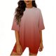 thumbnail image 1 of Eres Más Que una Camisa de Puntuación de Prueba Blusa de Manga Corta de Cuello Redondo de las Mujeres con Pantalones de Cintura Elásticos, Set Deportivo Casual de 2 Piezas, 1 of 6