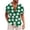 Green, variant on Wyzesi White Beach Shirt Men Hide Belly Men'S 3D Digital Print Short Sleeve Fashion Personality Lapel Casual Loose Shirt Top